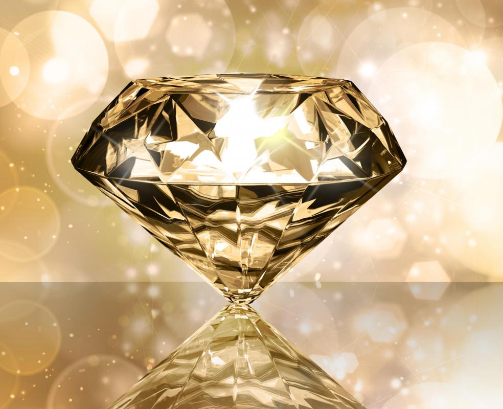 Synthetic diamonds are chemically identical to real diamonds, but are created in laboratories.