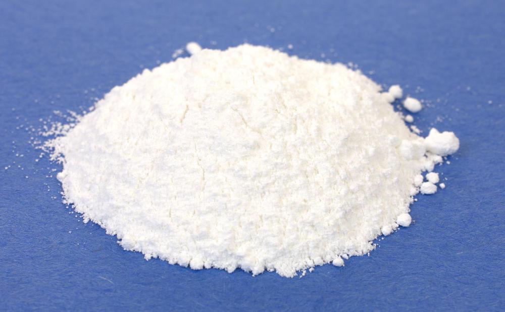 Cornstarch is a fine white powder.