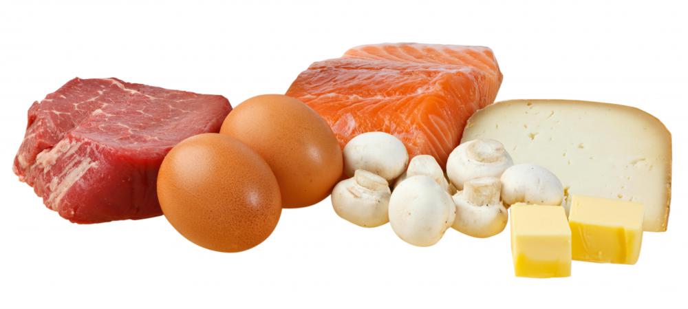 Dietary sources of Vitamin D.