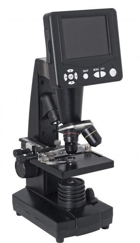All-in-one digital microscopes have a computer interface built-in to the device.
