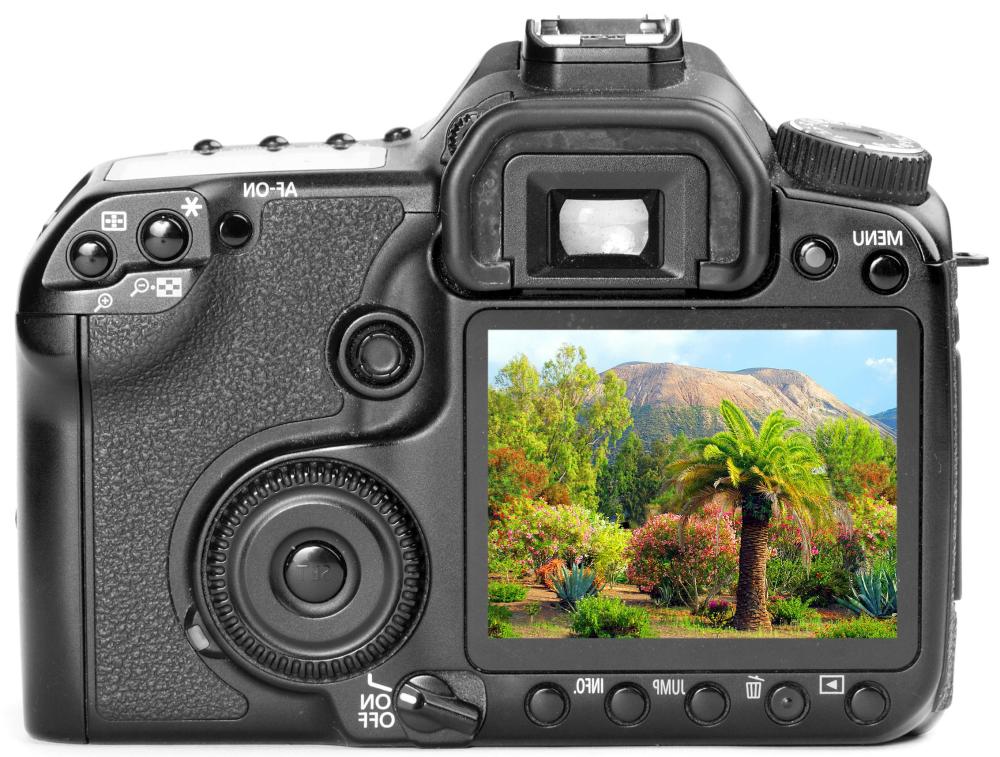 A DSLR camera is a popular scrapbooking tool.