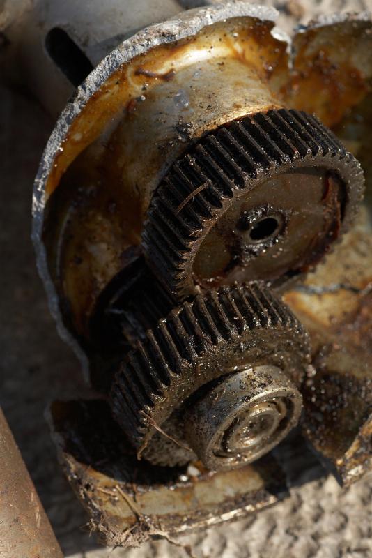 Gear ratio is almost always determined by the number of teeth involved.