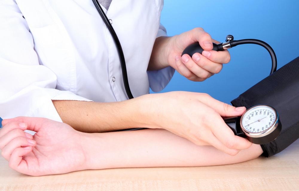 High blood pressure can lead to brain bleeding.