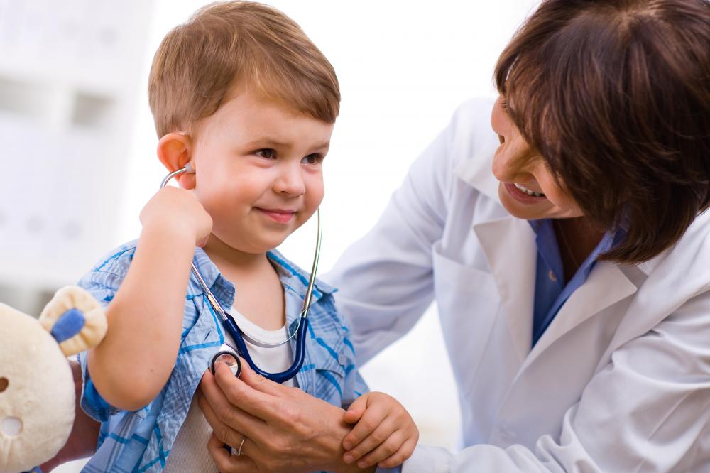 A pediatrician usually cares for children who range in age from newborns to around 18.