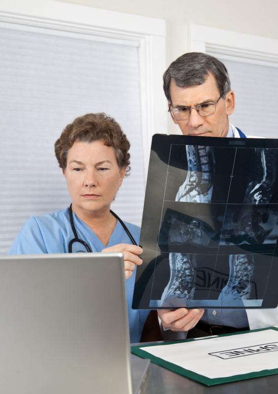 To diagnose a tailbone injury, an X-ray of the entire spinal column is usually taken.