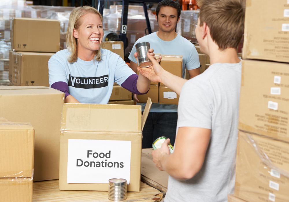 Giving to charity is a common way to express feelings of moral obligation.