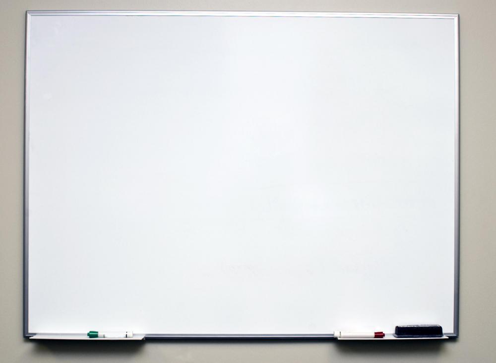 Non-chalk options, such as a dry erase board, can eliminate any chalk dust concerns.