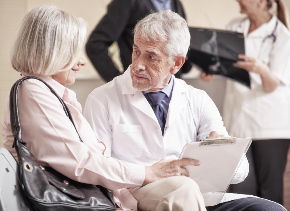 Vital signs and other information are recorded as part of a patient assessment.