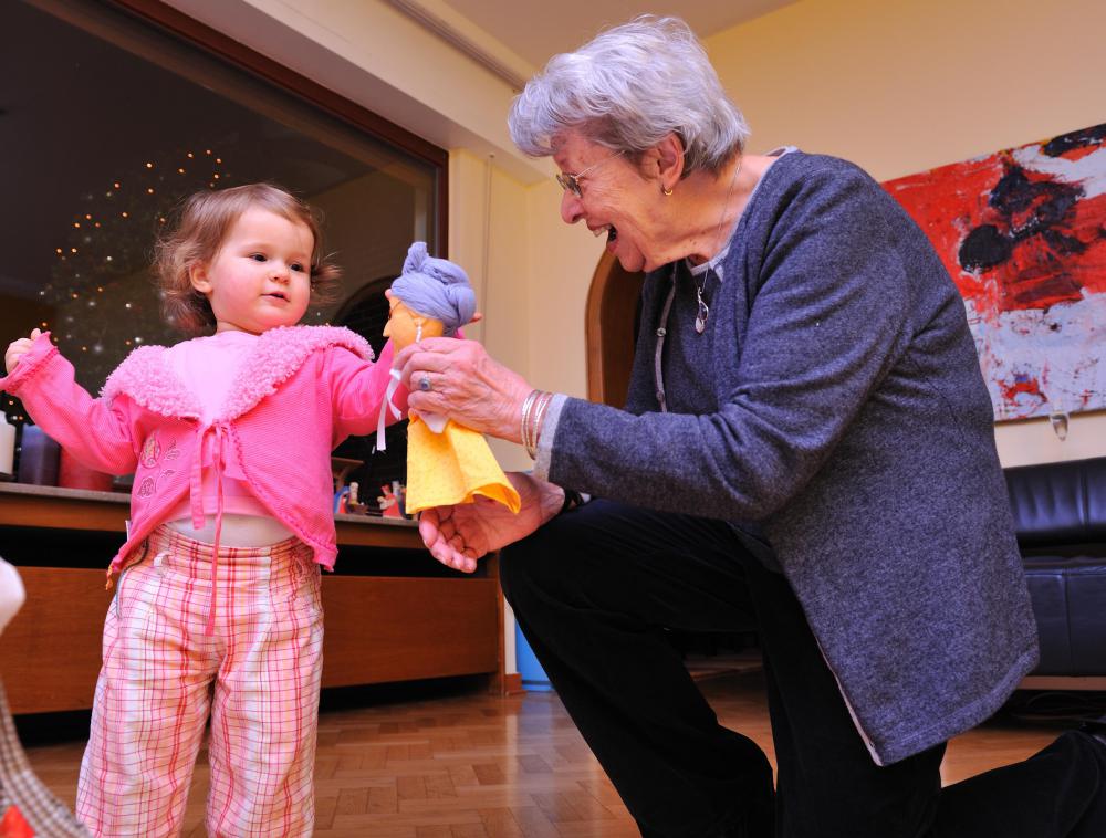 "Nana" and "big mamma" are common names for grandmothers.