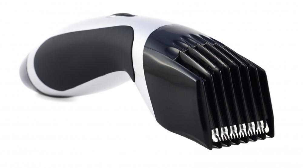 Electronic clippers may be used to cut hair closer to the scalp.