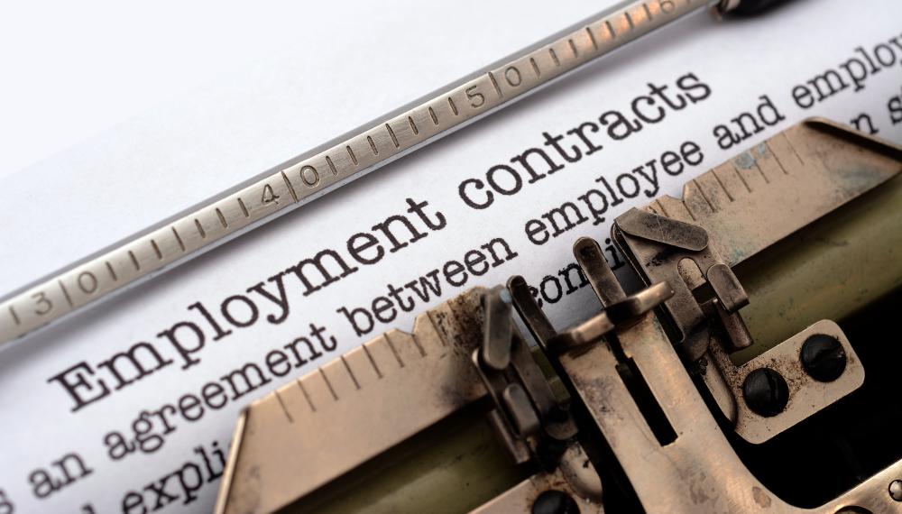 Employment agreements are one type of service contract.
