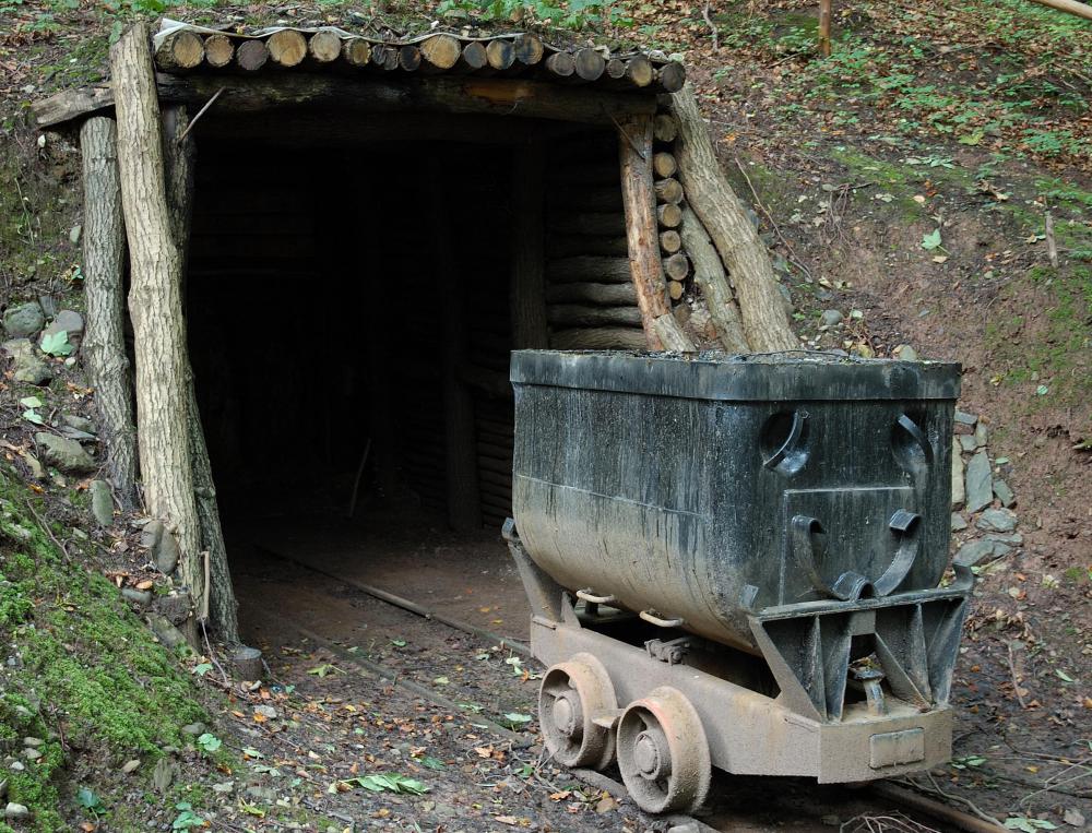 A coal mine in the rust belt.
