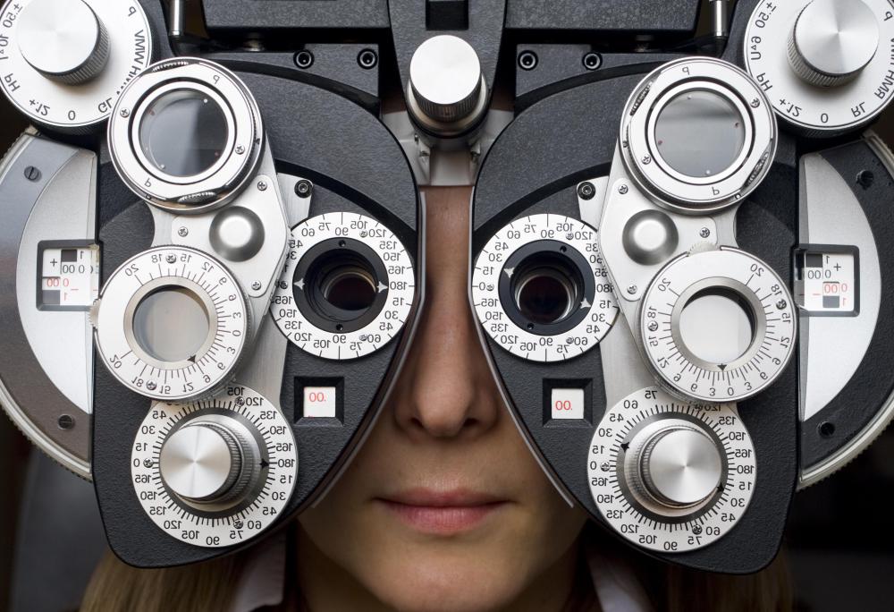 An eye exam should be performed annually.