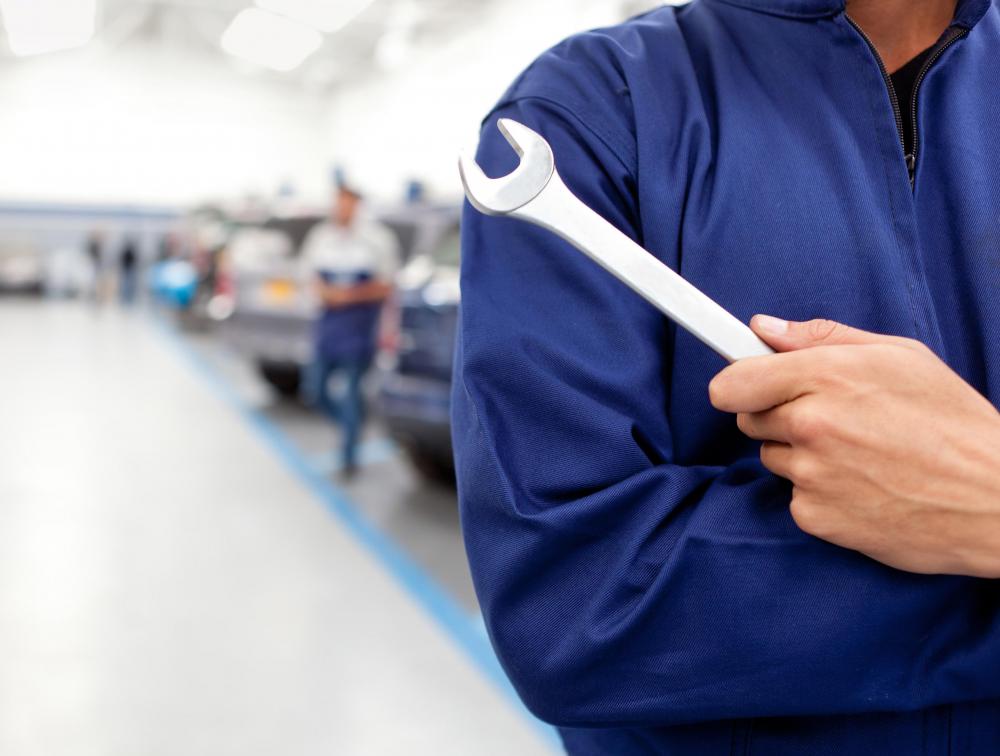 Basic hand tools, such as a wrench, are sometimes used in woodworking.
