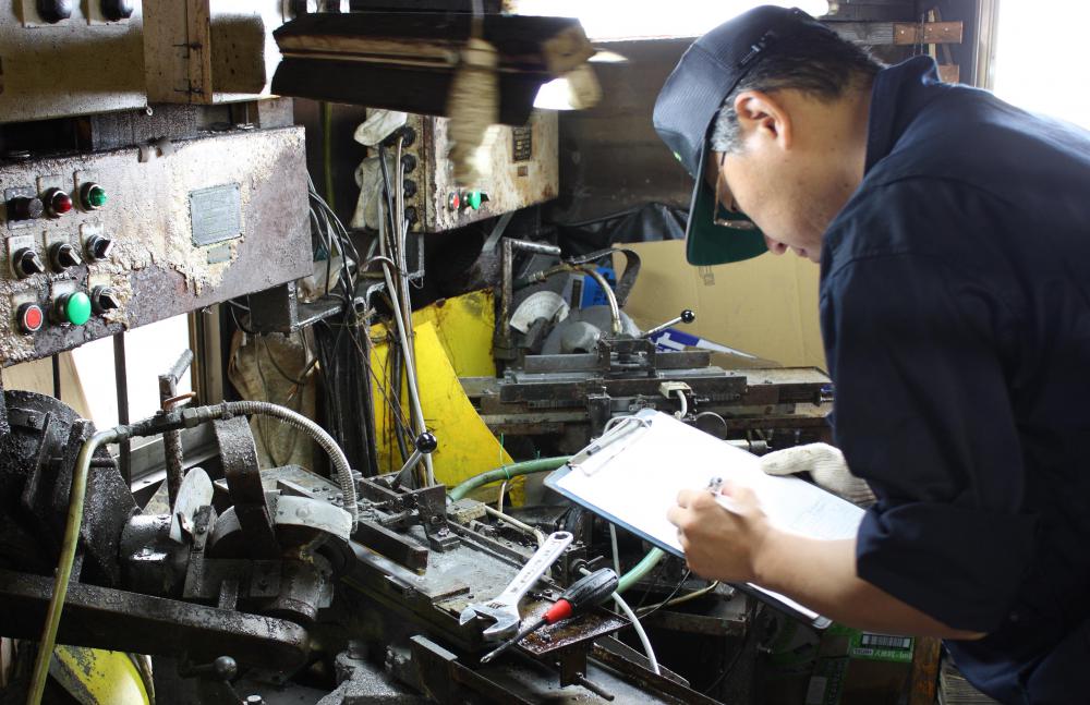 Maintenance records are especially important in a factory setting, where a large number of expensive machines are used daily.