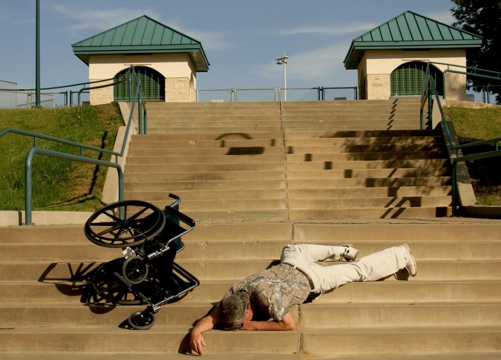 Emergency care may be sought for people who have suffered an acute injury, like from a fall.