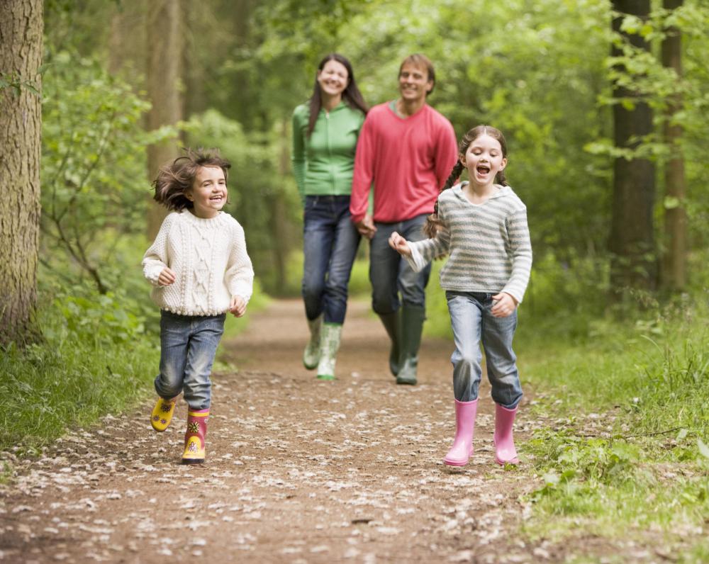 People wearing waterproof boots.