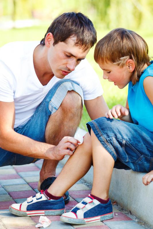 Most minor skin abrasions heal on their own as long as they are kept clean to avoid infection.
