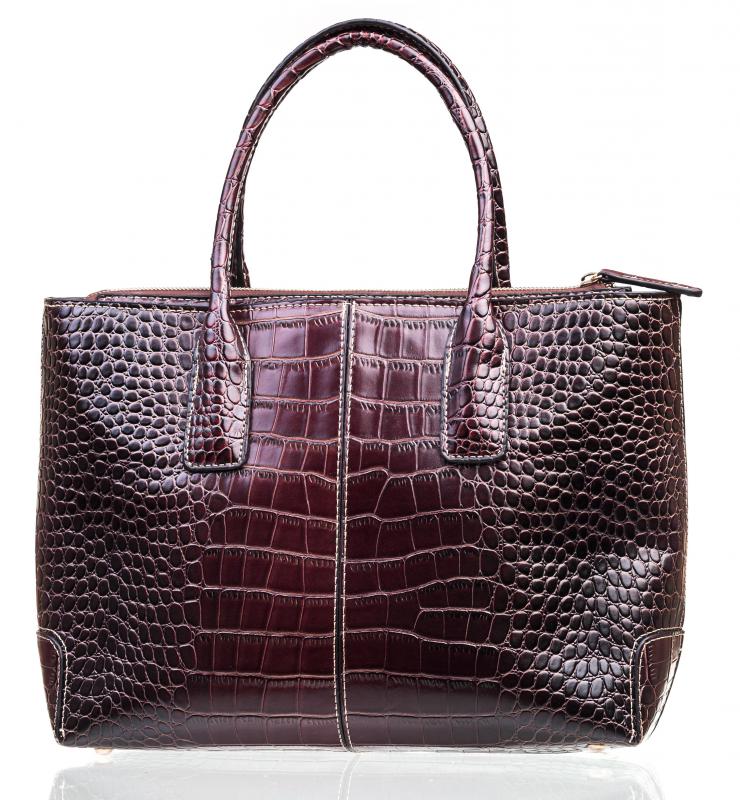 Faux leather bags are much cheaper than real leather.