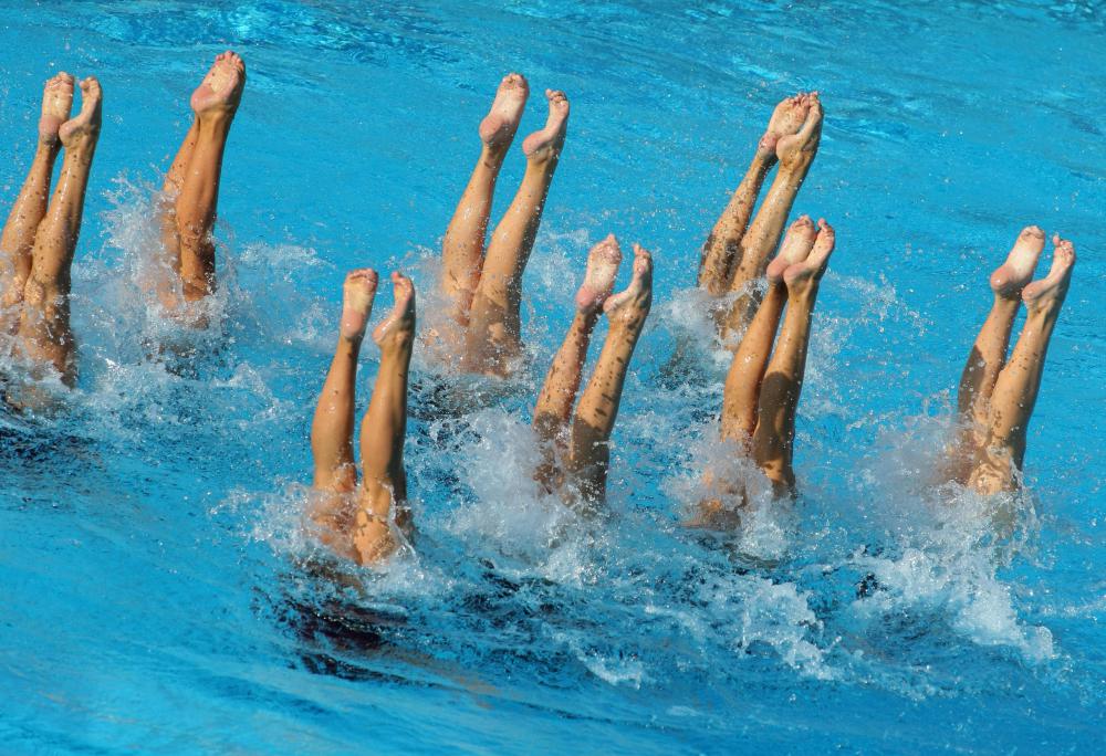 Synchronized swimming is also known as water ballet.