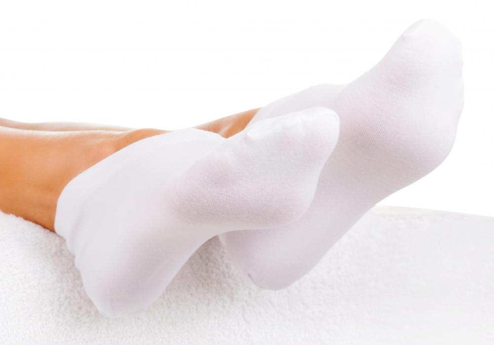 Wearing socks while working out can prevent calluses.