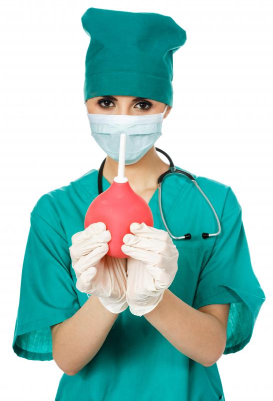 An enema may be used to induce a bowel movement.