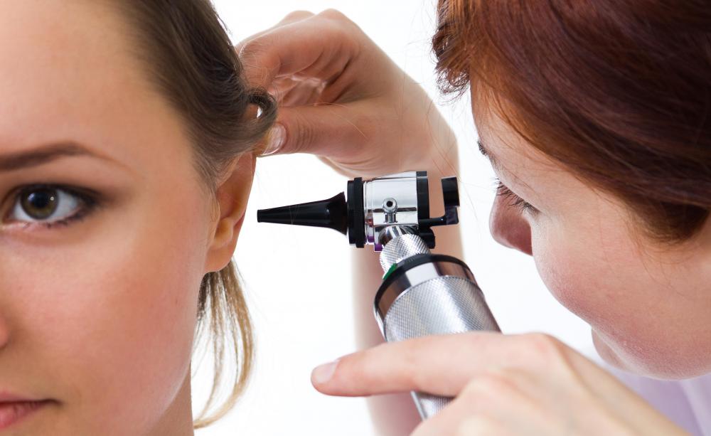 The otoscope -- also called an auriscope -- has a bright light and magnifying glass, allowing doctors to look deep inside the ears.