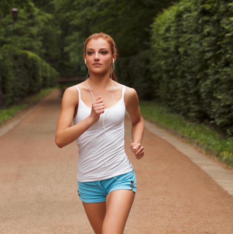 Jogging in place is not recommended as a substitute for distance jogging.