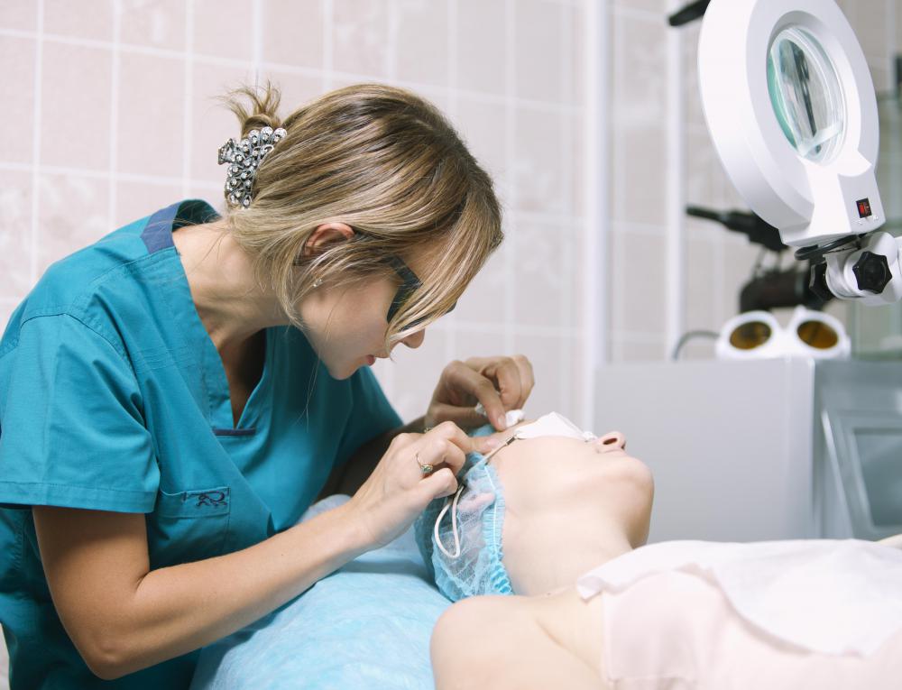 A surgeon may implant between 50 and 300 hairs into a single eyebrow during an eyebrow transplant.