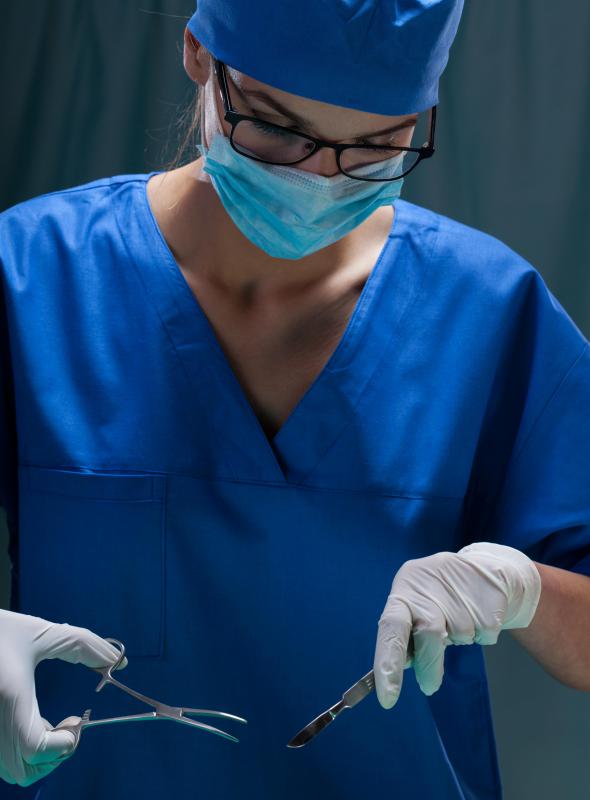 Surgery may be necessary to treat nerve damage.