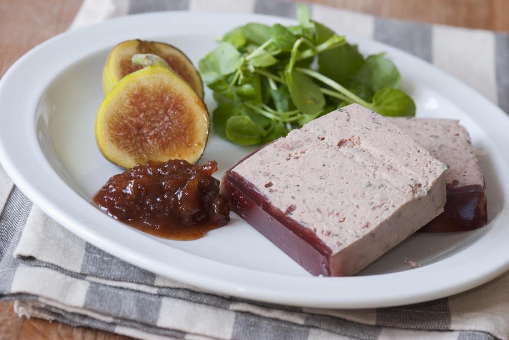 Made by force feeding ducks or geese, terrine is said to be produced through animal cruelty.