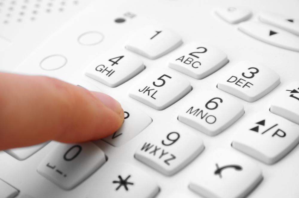 Touchtone phones have buttons which depress and make use of a type of telephone switching called dual-tone or multi-frequency.
