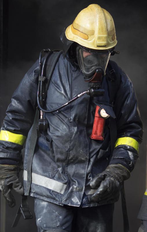 A kitted-out firefighter must be able to get through an emergency egress.