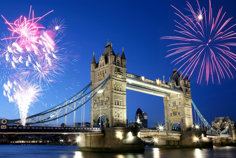 Guy Fawkes Day is commemorated with fireworks throughout Britain.