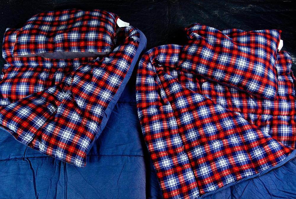 Sleeping bags, which greatly enhance comfort, can be considered snivel gear.