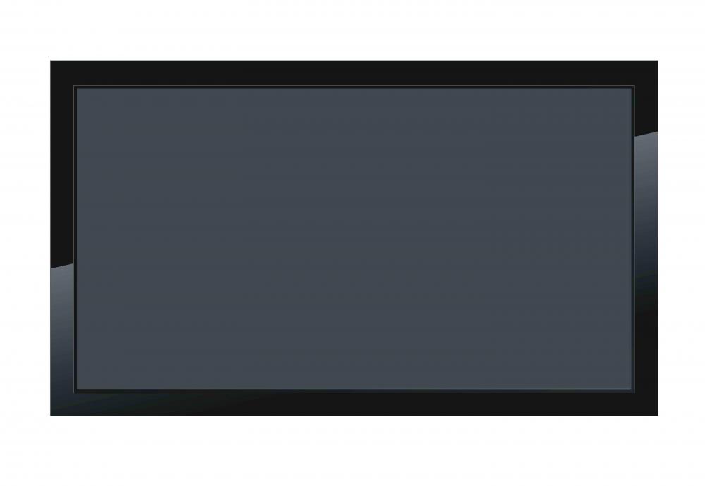 A wireless flatscreen TV, which receives signals from a router.