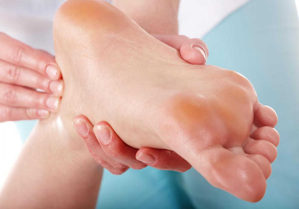 Standard pedicures include a foot massage.