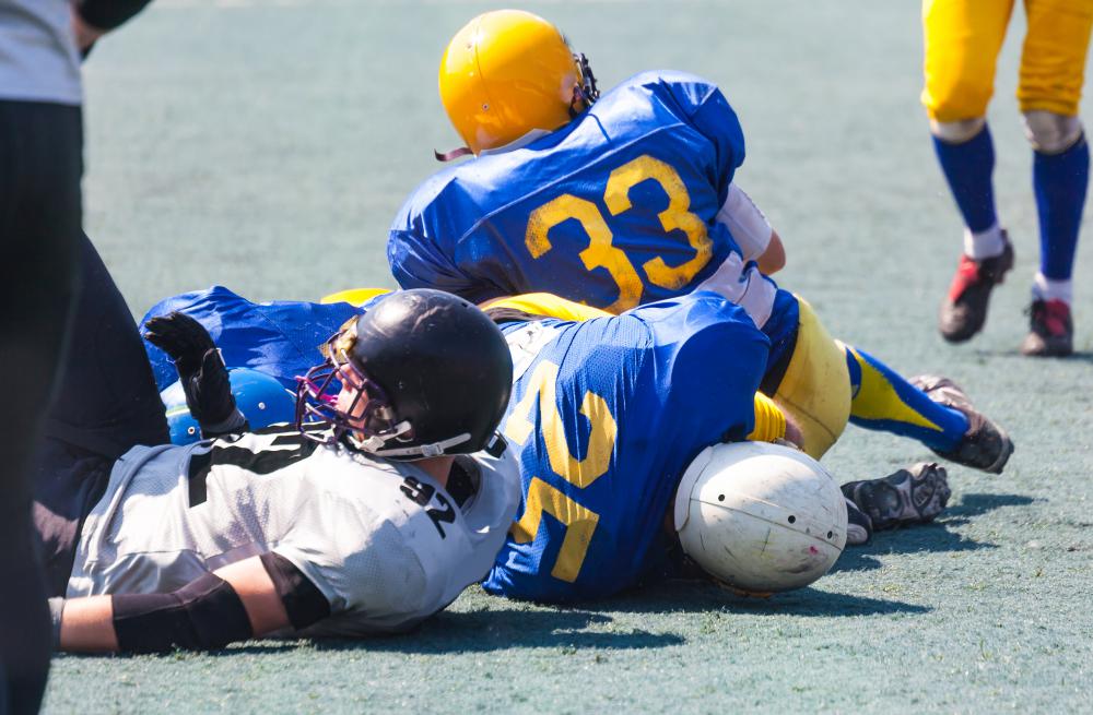 Hip bruises are common among athletes.