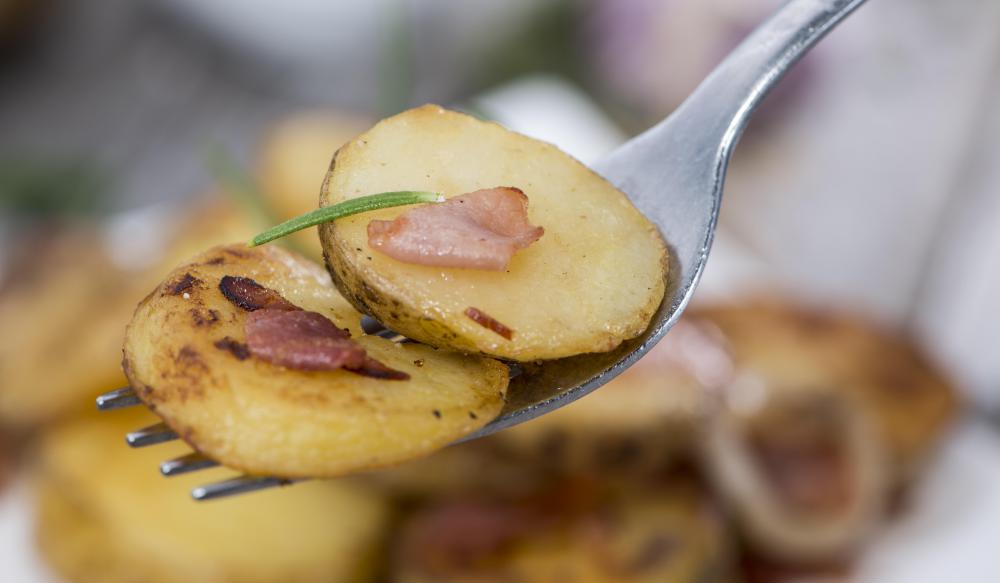 Potatoes often taste sweet, because amylase turns the starch into sugar in the mouth.