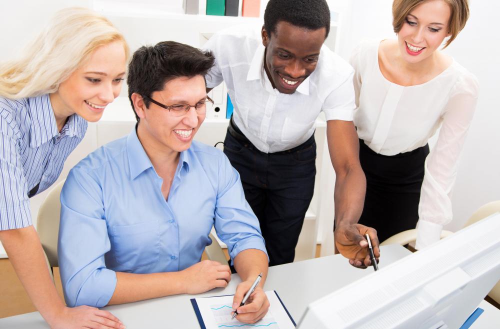 A human resources department manages and organizes employees so that they can be as productive as possible.