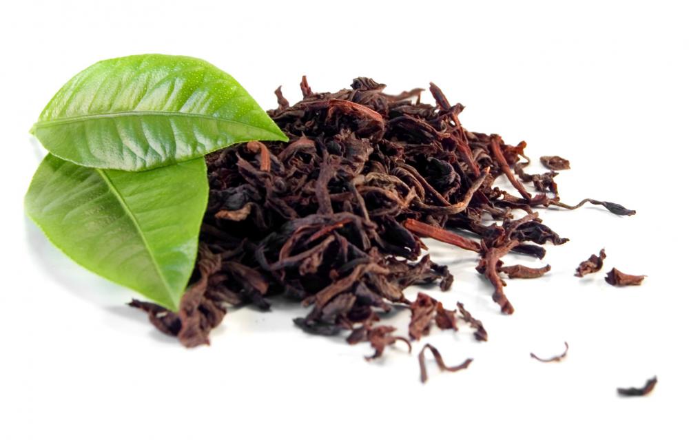 Tea, which contains catechin, a type of flavonoid.