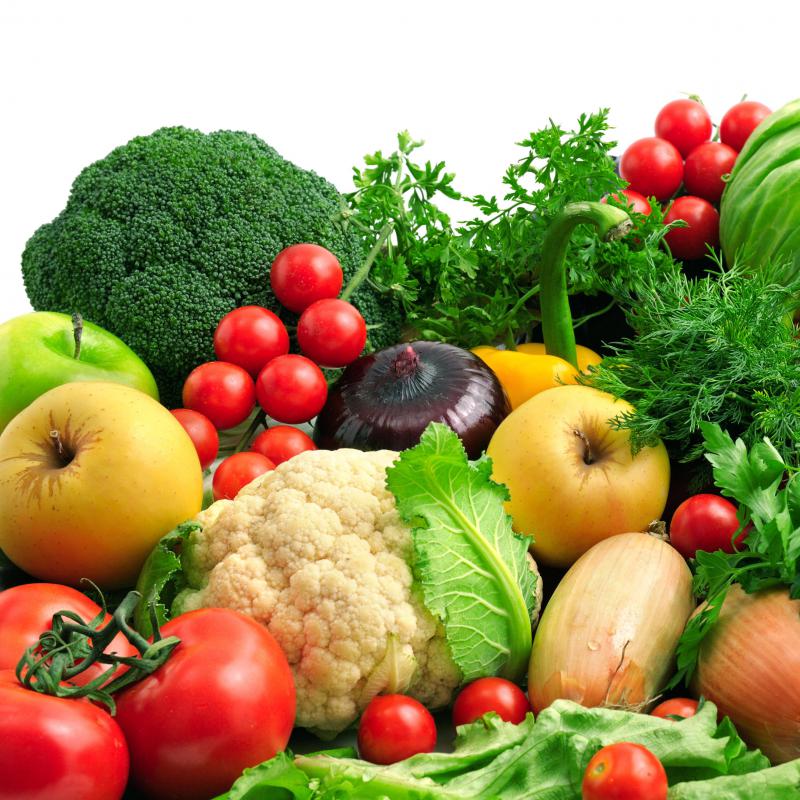 Eating more fruits and vegetables can help with constipation.