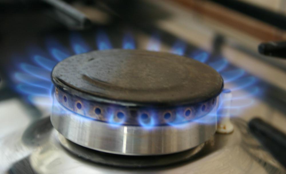 Natural gas is used in houses for heat and appliances.