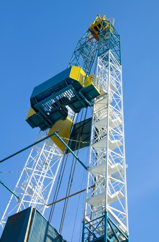 Giant auger platform.