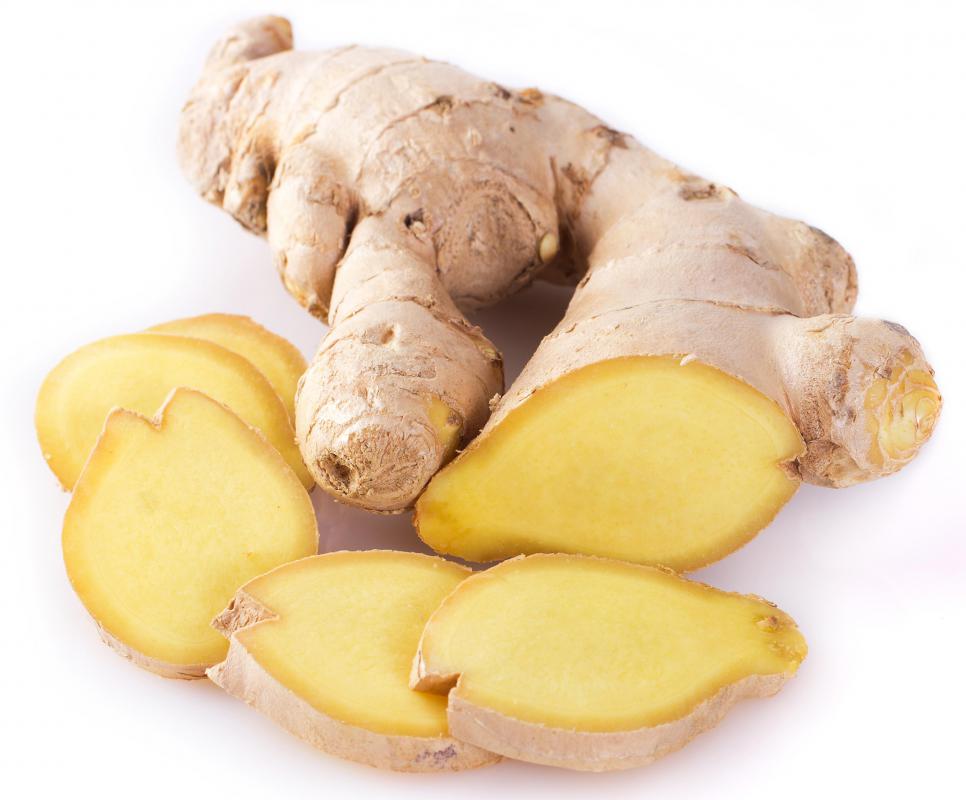 Ginger root can be ground into a powder to be used as a home remedy for dysentery.