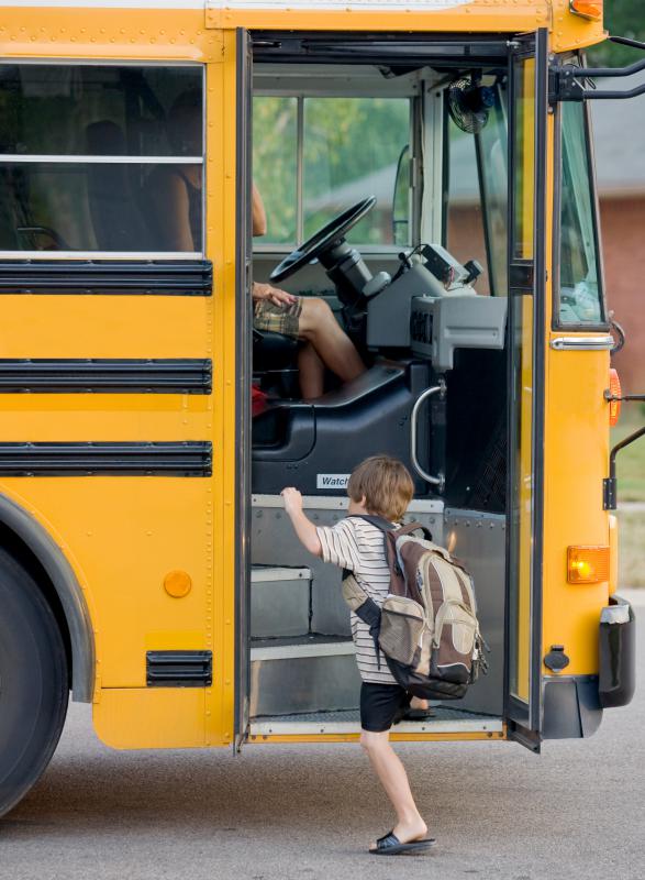 Children know how to safely get on and off a school bus before starting kindergarten.