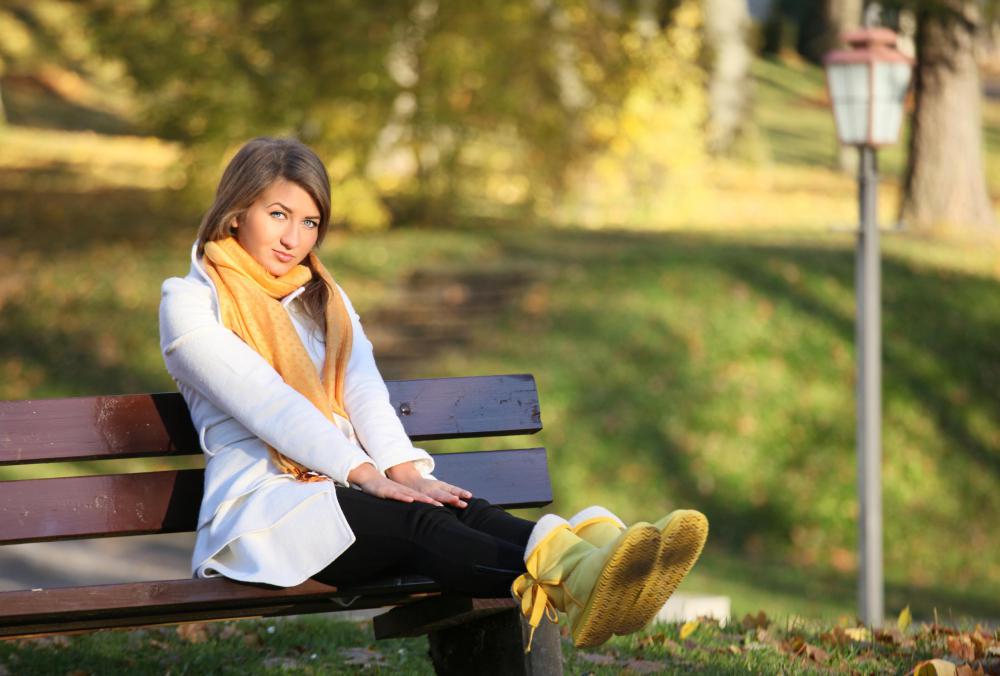 UGG® boots are popular among young women.