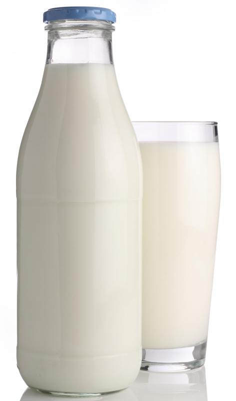 Milk is a common colloid, a substance that is made up of many components but outwardly appears as one component until flocculation occurs.