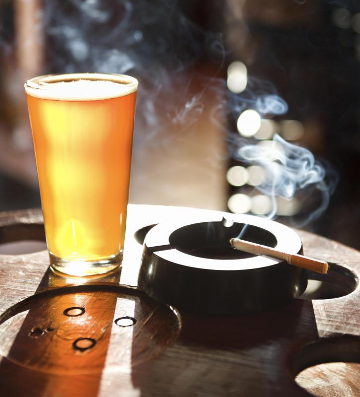 Withdrawal symptoms are most common when a person ceases use of addictive substances like alcohol and nicotine.