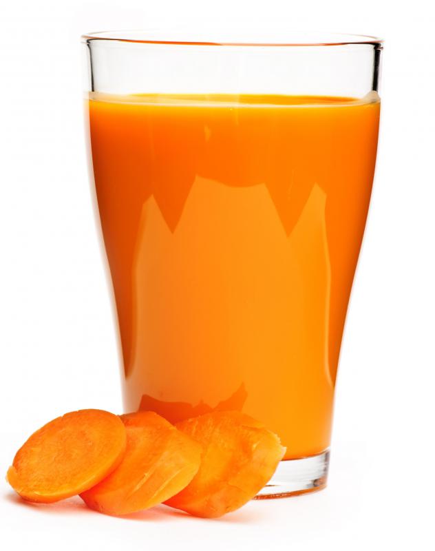 Carrot juice.
